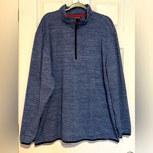 Avalanche Outdoor Supply Co. Heathered Blue Quarter-Zip Pullover Men’s XXL